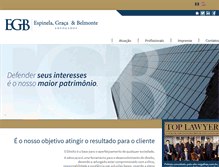 Tablet Screenshot of egbadv.com.br